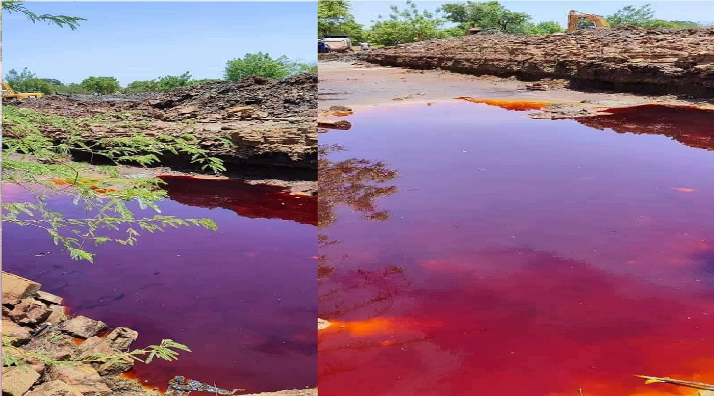 L'eau du bac à cyanure de Poura - BurkinaWeb